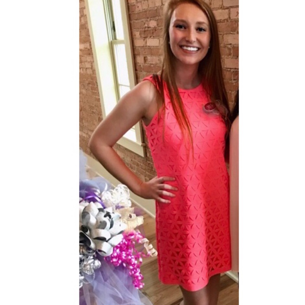 Lilly Pulitzer Neon Pink Shift Dress